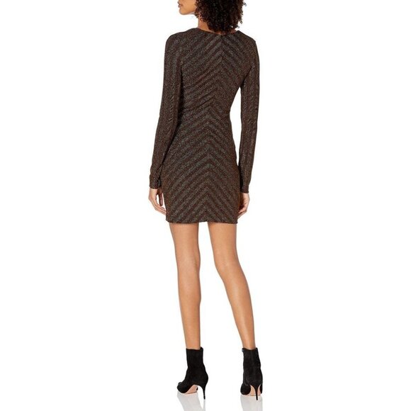Dress the Population Maya Brown Bodycon Dress $149 - Picture 3 of 7